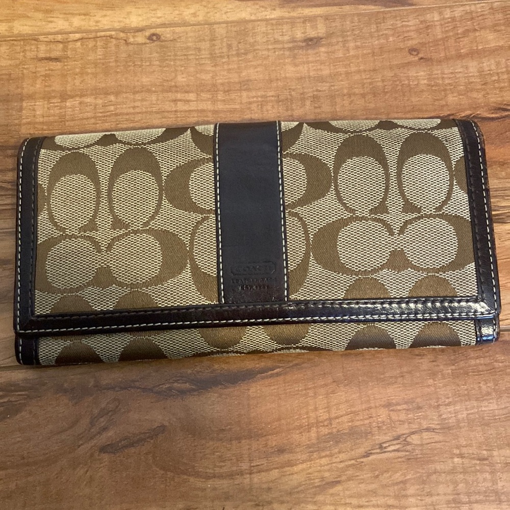 Vintage Coach Brown/Tan Wallet